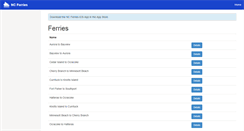 Desktop Screenshot of ncferries.com